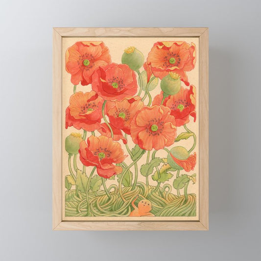 Poppy Season Mini Art Print Gallery Image 1