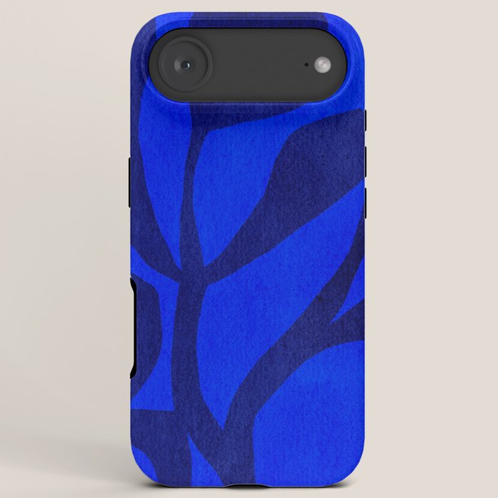 Abstract botanical- blue garden iPhone Case Gallery Image 6