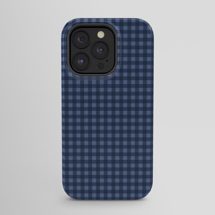 Gingham Plaid Pattern - Navy Blue iPhone Case Gallery Image 31