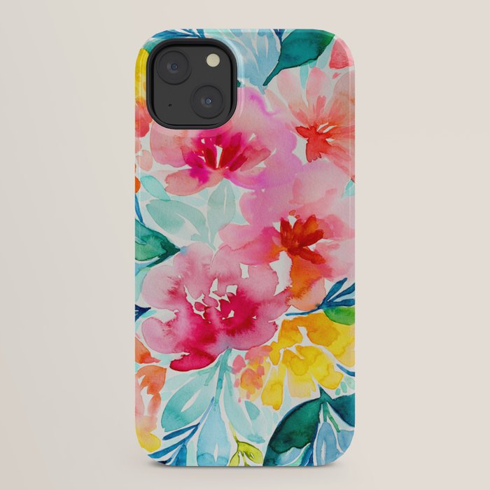 Neon Floral iPhone Case Gallery Image 30