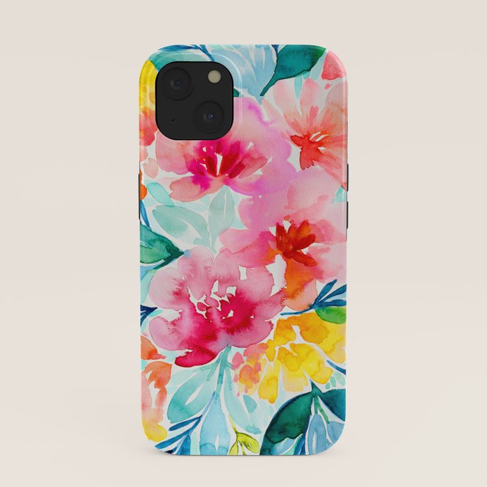 Neon Floral iPhone Case Gallery Image 37