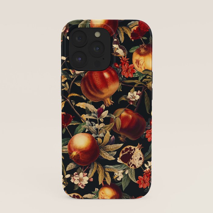 Pomegranate Garden II - Night iPhone Case Gallery Image 39