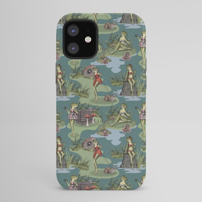 Vintage Pin-Up Girl Frogs iPhone Case Gallery Image 42