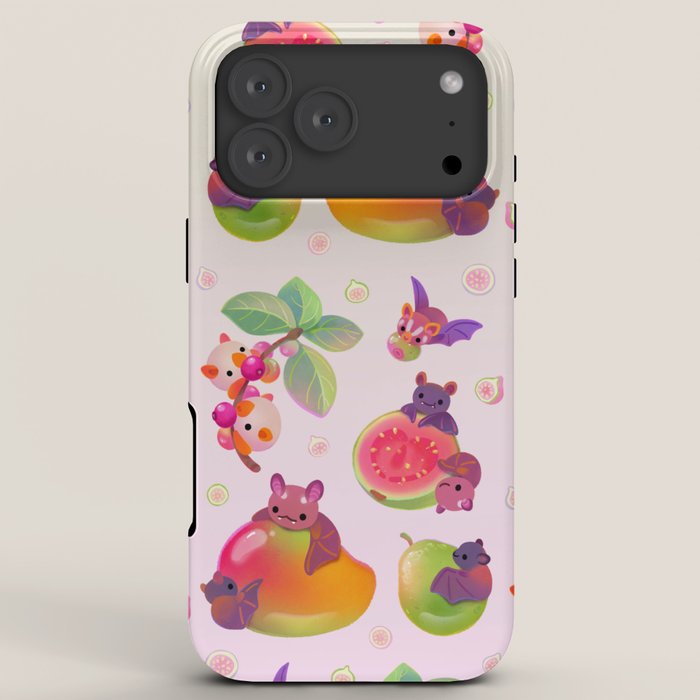 Fruit and bat - pastel iPhone Case Gallery Image 8