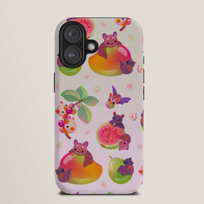 Fruit and bat - pastel iPhone Case Gallery Image 9