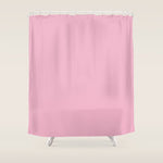 Blush Pink Solid Color Shower Curtain Gallery Image 1
