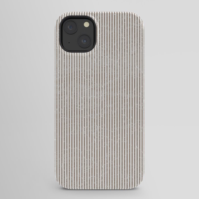 Cocoa Brown Tan Pinstripes iPhone Case Gallery Image 30