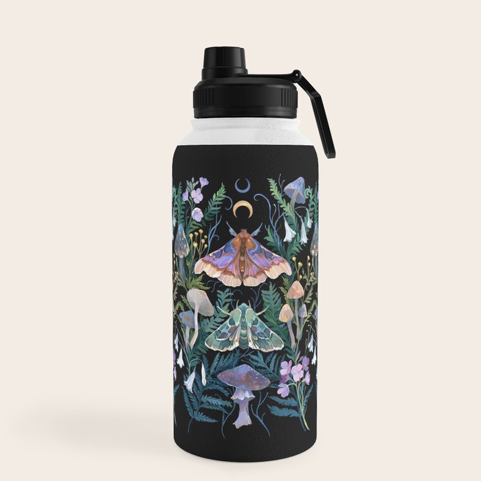 Sphinx Moth Moon Garden Water Bottle Gallery Image 5