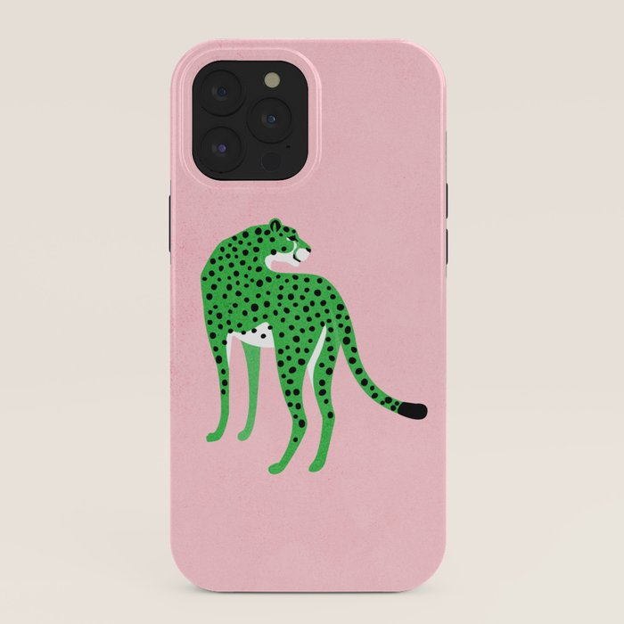 The Stare 2: Tropical Green Cheetah Edition iPhone Case Gallery Image 40