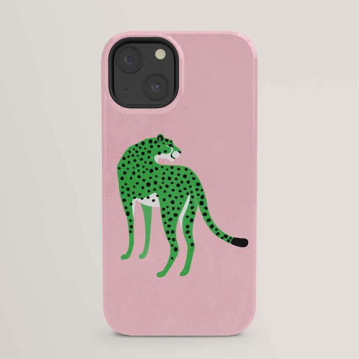 The Stare 2: Tropical Green Cheetah Edition iPhone Case Gallery Image 21