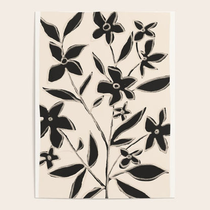 Abstract Minimal Flowers 16 Poster Gallery Image 1