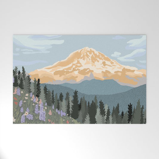 Mount Rainier National Park Welcome Mat Gallery Image 1