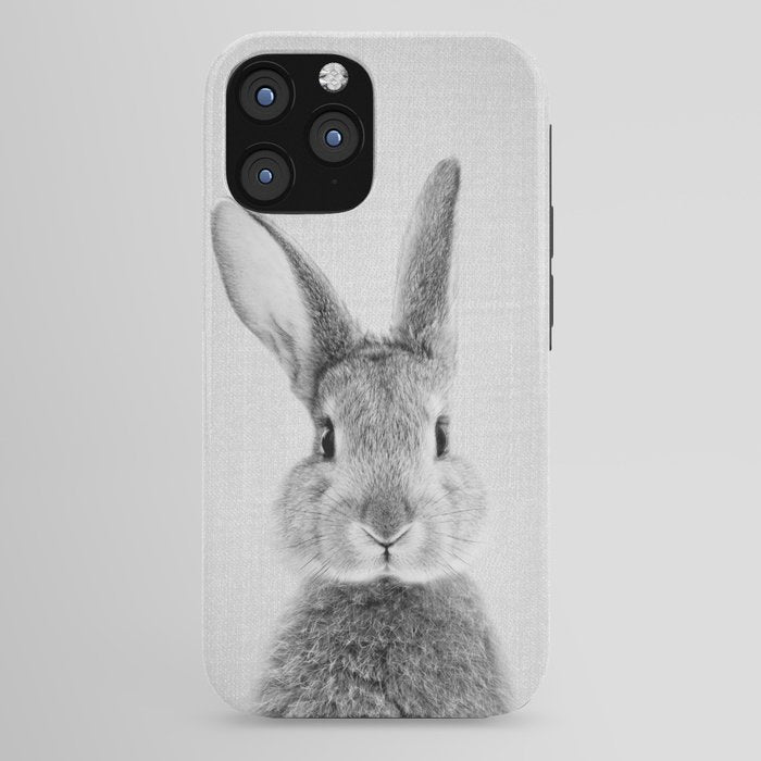 Rabbit - Black & White iPhone Case Gallery Image 44