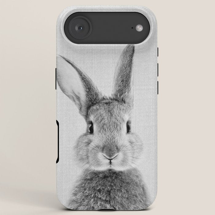 Rabbit - Black & White iPhone Case Gallery Image 6