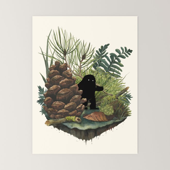 Tiny Sasquatch Mini Art Print Gallery Image 6