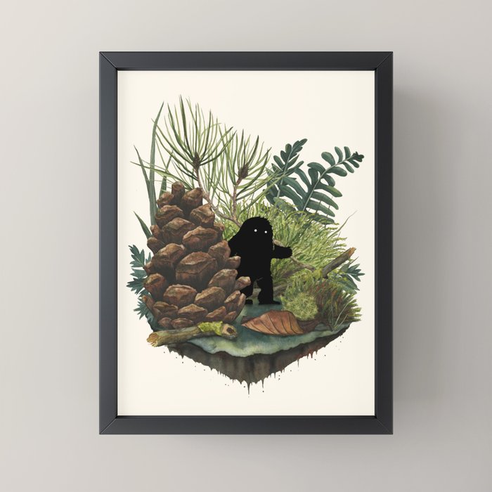 Tiny Sasquatch Mini Art Print Gallery Image 3