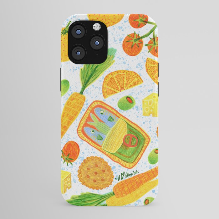 Kitchen Snacks & Apps in Orange & White iPhone Case Gallery Image 43