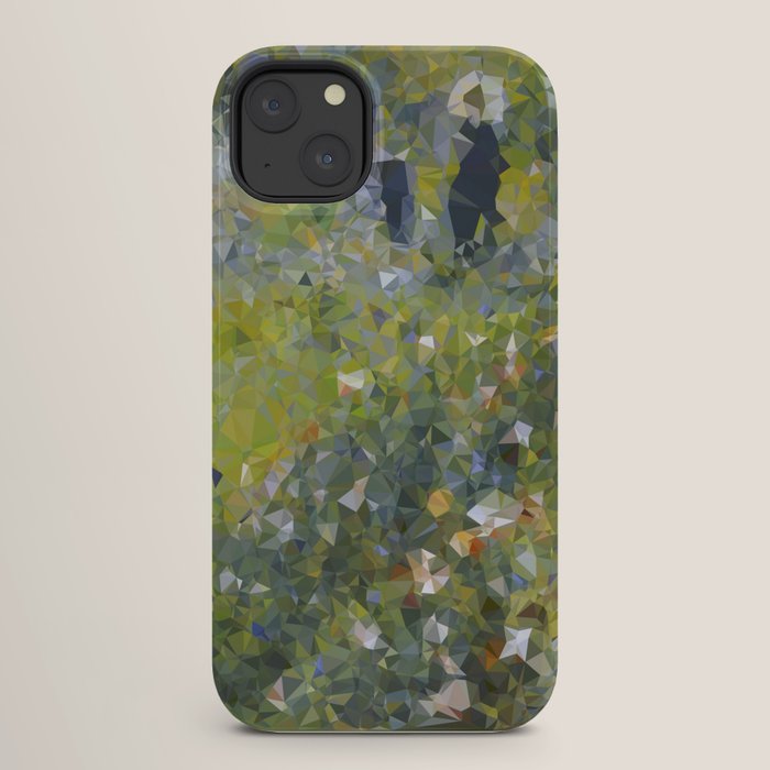 Monet Garden Low Poly Nature Art iPhone Case Gallery Image 26