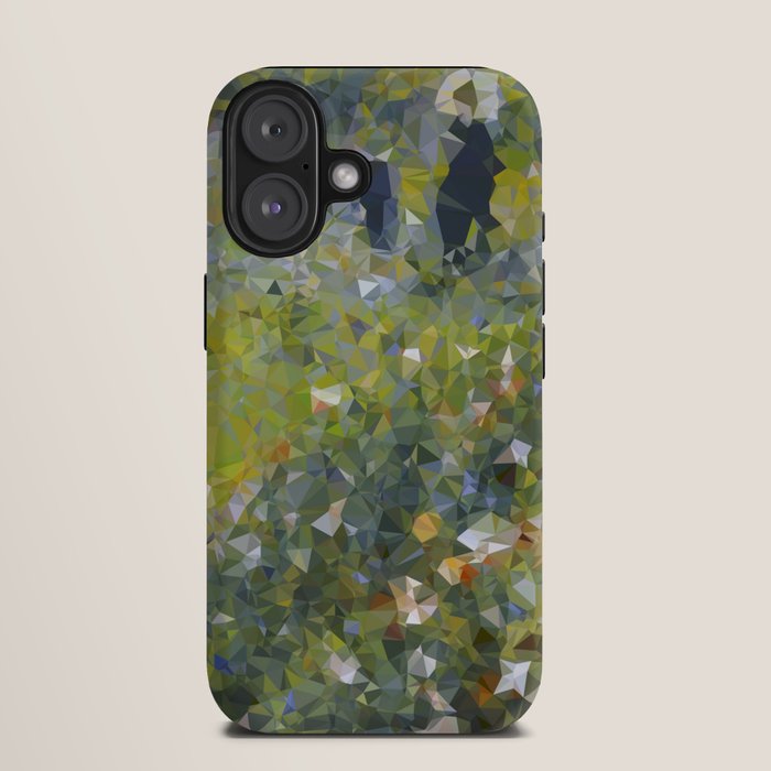Monet Garden Low Poly Nature Art iPhone Case Gallery Image 9