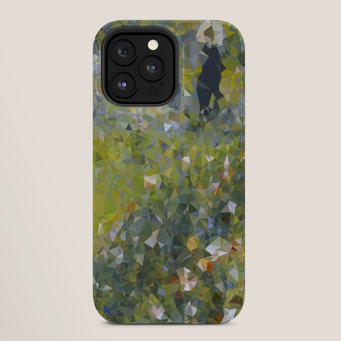 Monet Garden Low Poly Nature Art iPhone Case Gallery Image 28