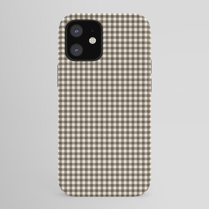 brown gingham iPhone Case Gallery Image 41