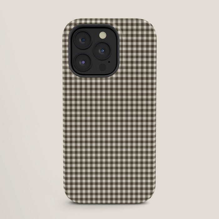 brown gingham iPhone Case Gallery Image 27