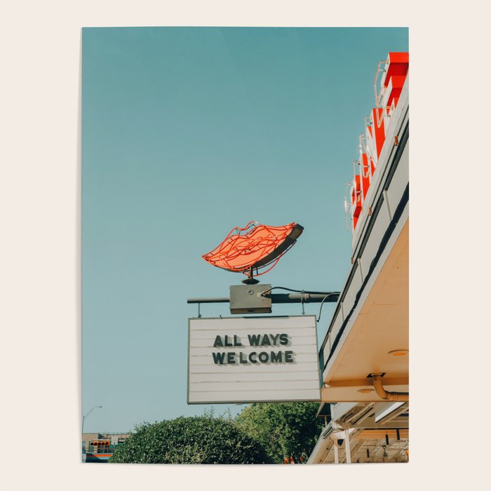 All Ways Welcome Vertical Print Poster Gallery Image 3