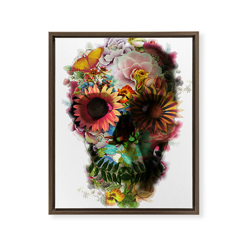 Skull 2 R Framed Canvas Print Gallery Image 10