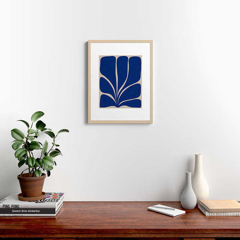 Seven Leaf Plant - 3/3 Framed Art Print Gallery Image 26