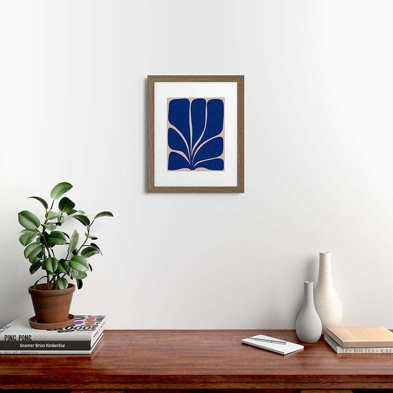 Seven Leaf Plant - 3/3 Framed Art Print Gallery Image 53