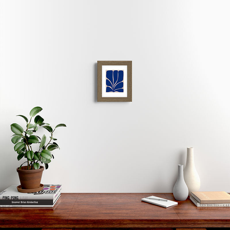 Seven Leaf Plant - 3/3 Framed Art Print Gallery Image 49
