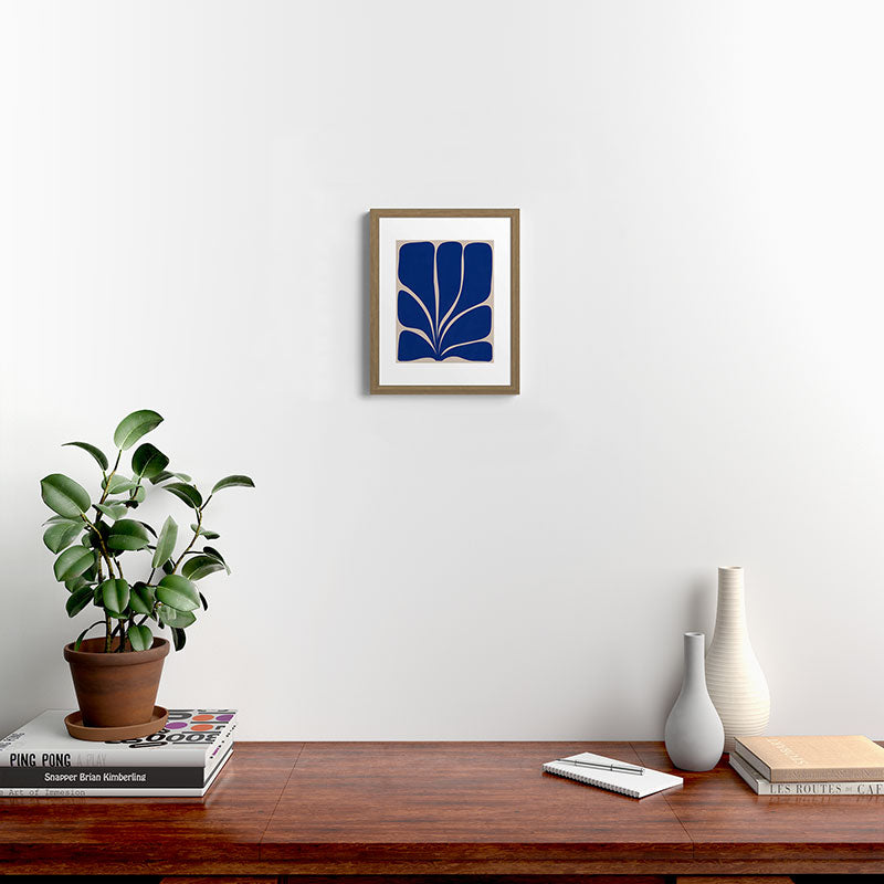 Seven Leaf Plant - 3/3 Framed Art Print Gallery Image 12