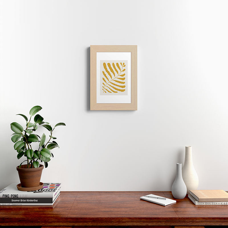 Yellow Plant Framed Art Print Gallery Image 62