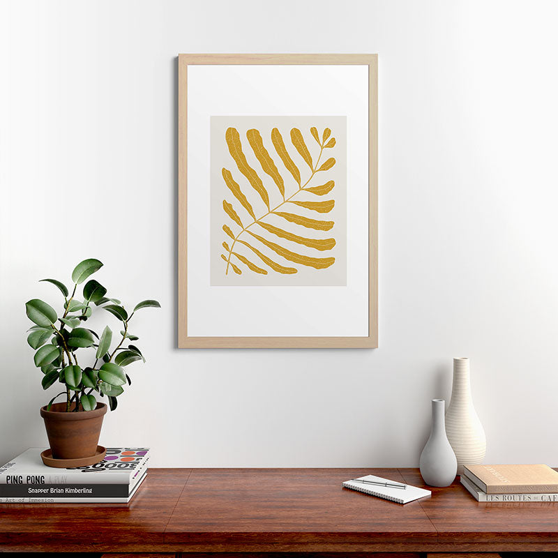 Yellow Plant Framed Art Print Gallery Image 65