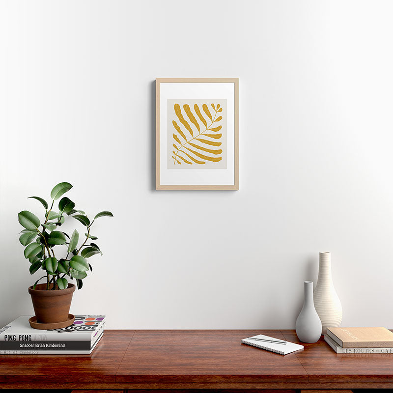 Yellow Plant Framed Art Print Gallery Image 23