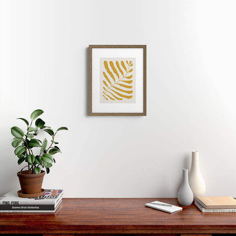 Yellow Plant Framed Art Print Gallery Image 15
