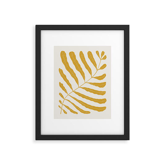 Yellow Plant Framed Art Print Gallery Image 1