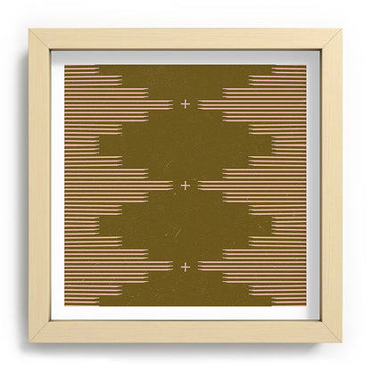 Southwestern Minimalist Retro Green & Pink Framed Art Print Gallery Image 106