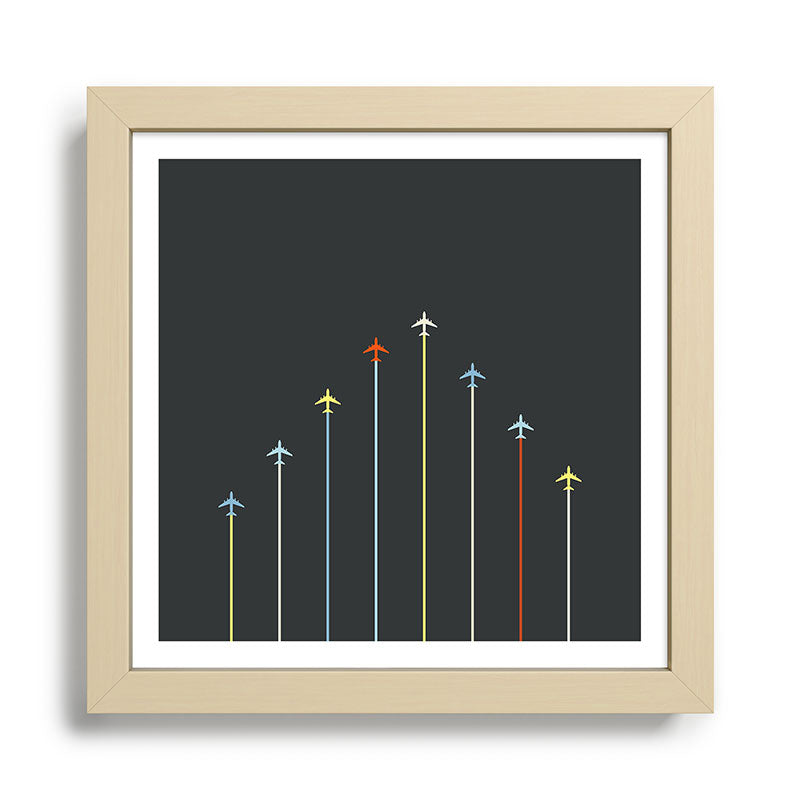 Retro Airplanes 06 Framed Art Print Gallery Image 24