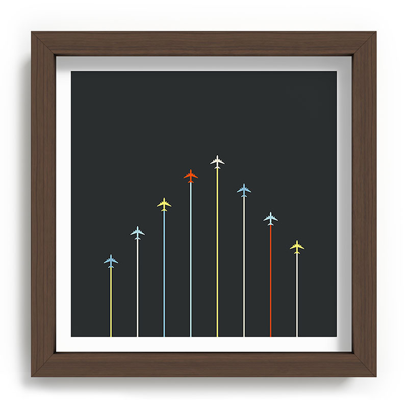 Retro Airplanes 06 Framed Art Print Gallery Image 98