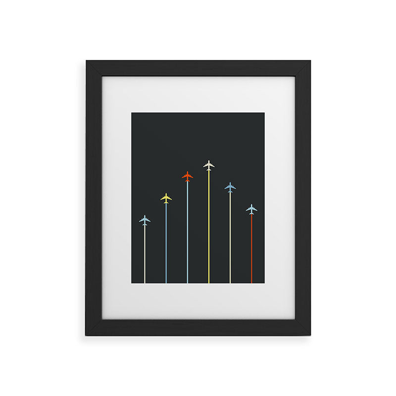 Retro Airplanes 06 Framed Art Print Gallery Image 40