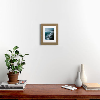 Misty Shoreline - Moody Ocean Photography Print Framed Art Print Gallery Image 37