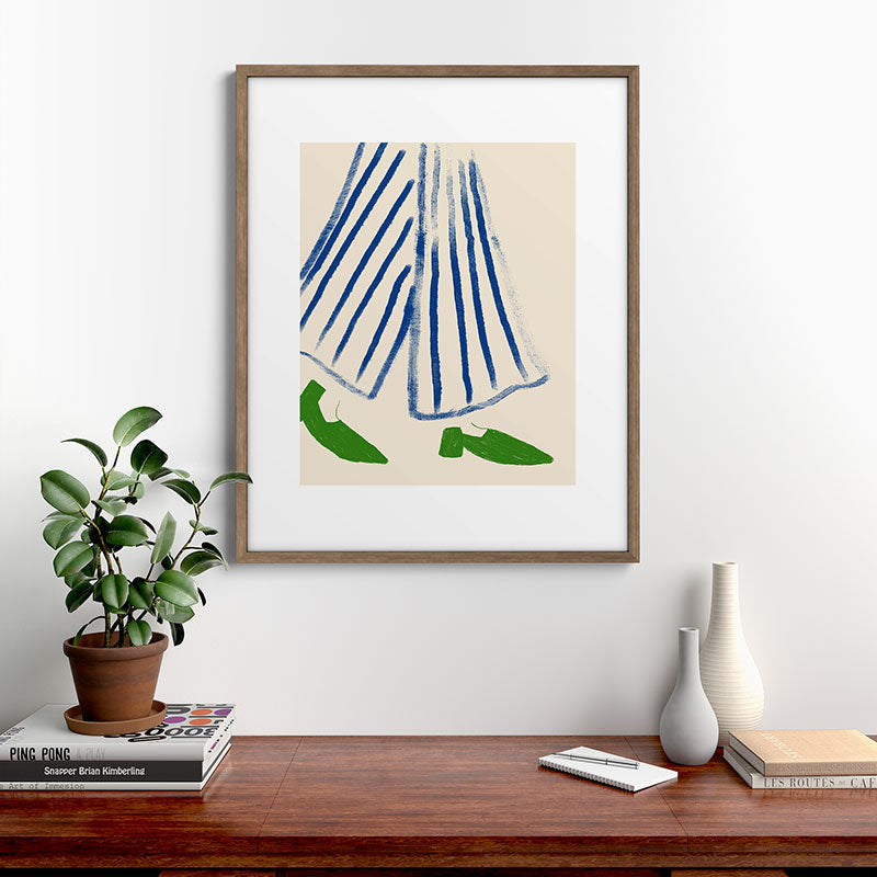 Green Shoes Framed Art Print Gallery Image 14