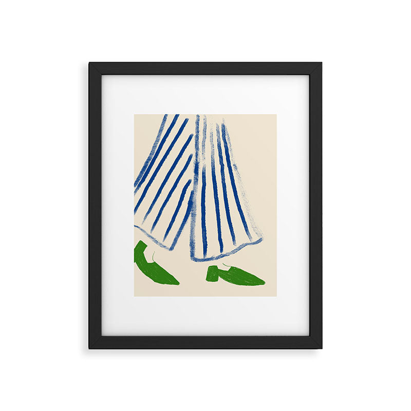 Green Shoes Framed Art Print Gallery Image 5