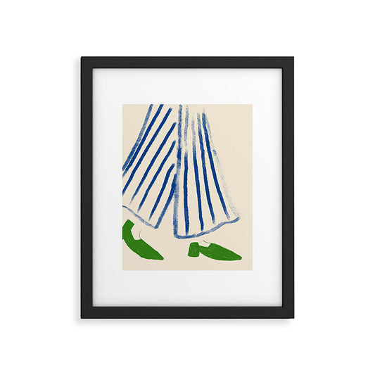 Green Shoes Framed Art Print Gallery Image 2