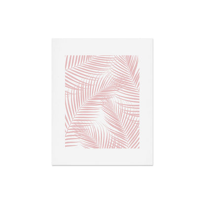 Blush Pink Palm Leaves Dream - Cali Summer Vibes #2 #tropical #decor #art #society6 Art Print Gallery Image 4