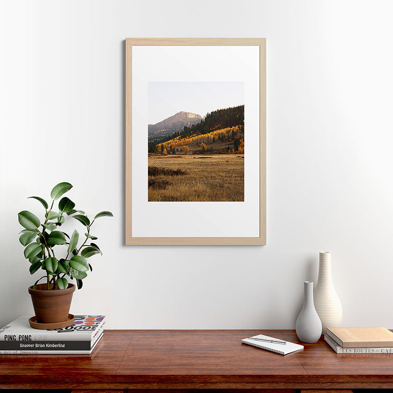Mountain Valley Morning Light Framed Art Print Gallery Image 48