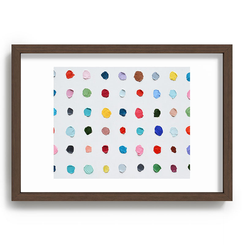 Infinite Polka Daubs Framed Art Print Gallery Image 89