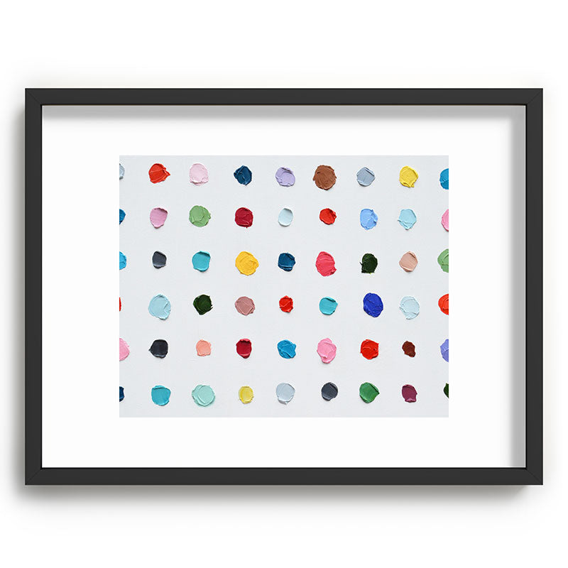 Infinite Polka Daubs Framed Art Print Gallery Image 84