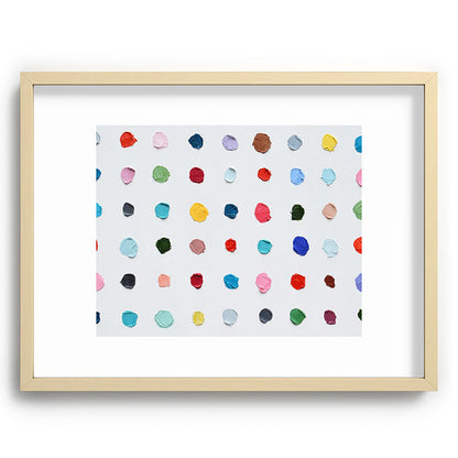 Infinite Polka Daubs Framed Art Print Gallery Image 100